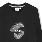 Cotton-rich T-shirt BOSS 
                    GIRL