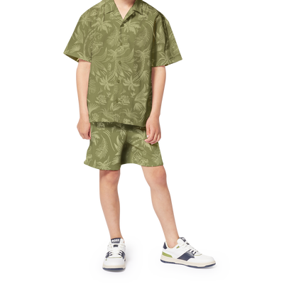 Printed cotton Bermuda shorts BOSS BOY