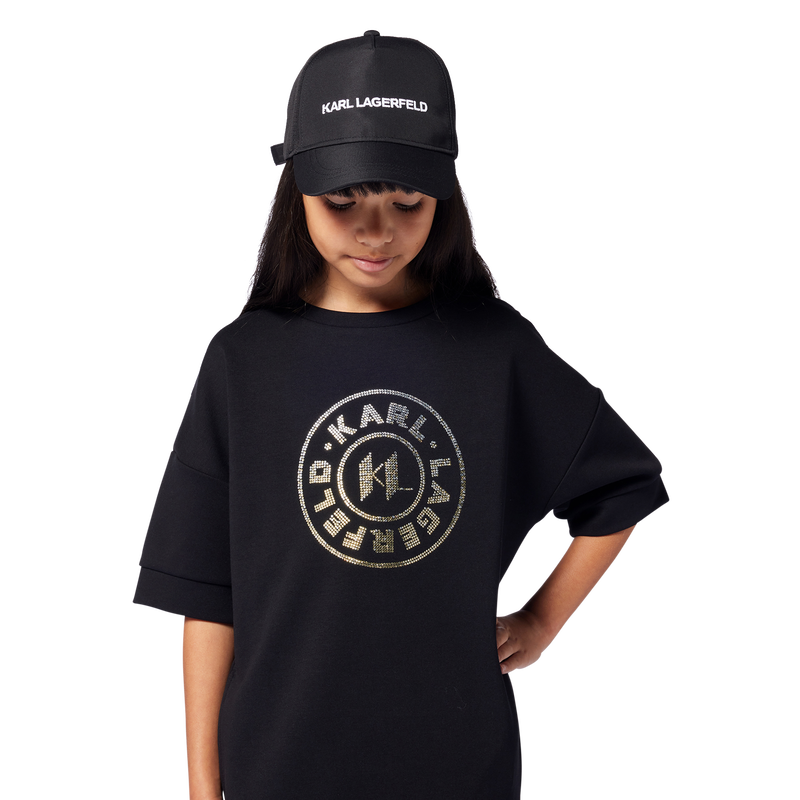 Adjustable embroidered cap KARL LAGERFELD KIDS 
                        BOY