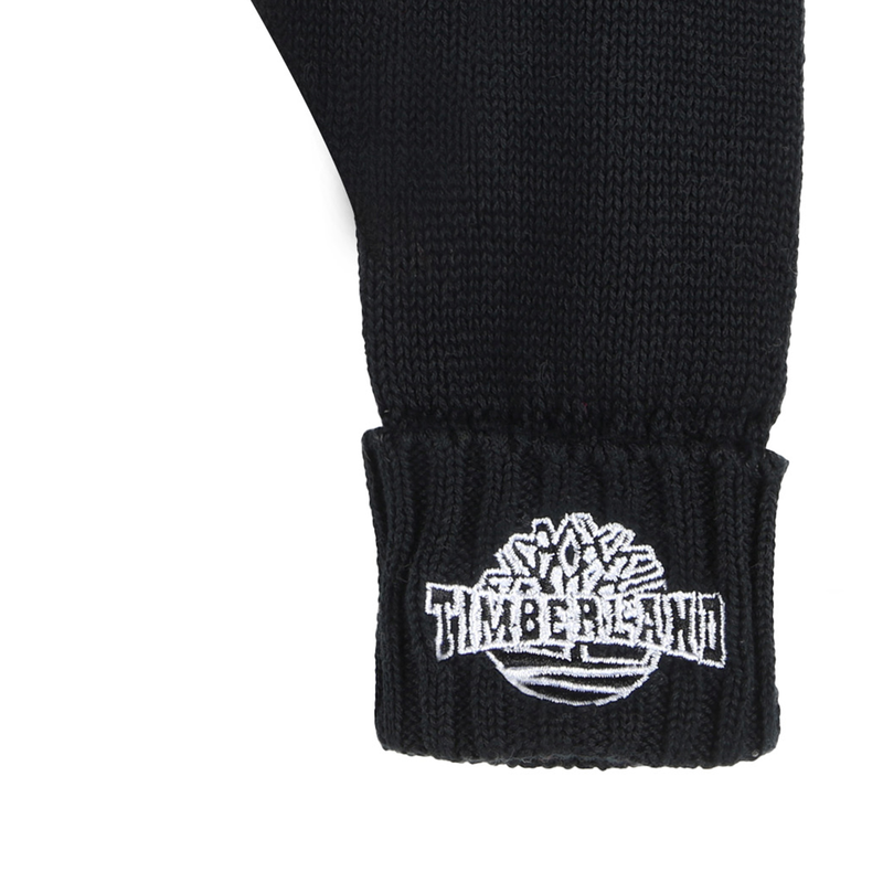 Knitted cotton gloves TIMBERLAND 
                        BOY