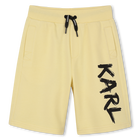 Cotton bermuda shorts KARL LAGERFELD KIDS 
                    BOY