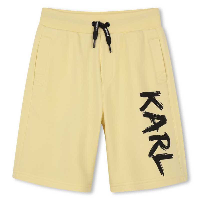 COTTON BERMUDA SHORTS KARL LAGERFELD KIDS 
                        BOY