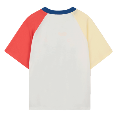 T-SHIRT WITH SLEEVES AND CONTRAST COLLAR KENZO KIDS BOY