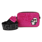 Crinkle coated textile handbag KARL LAGERFELD KIDS 
                    GIRL