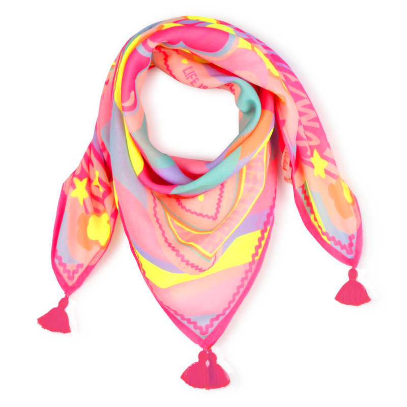 Printed square scarf BILLIEBLUSH 
                        GIRL
