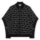 Zip-up knitted cape MICHAEL KORS 
                    GIRL