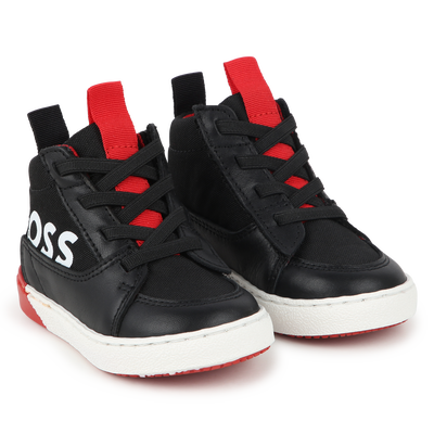 Hook-and-loop lace-up trainers BOSS BOY