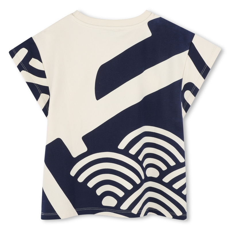 Printed fleece T-shirt KENZO KIDS 
                        GIRL