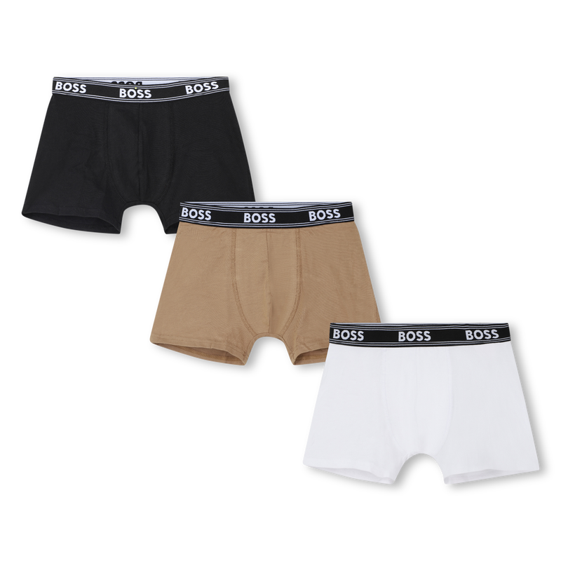 Pack of 3 jersey boxer briefs BOSS 
                        BOY