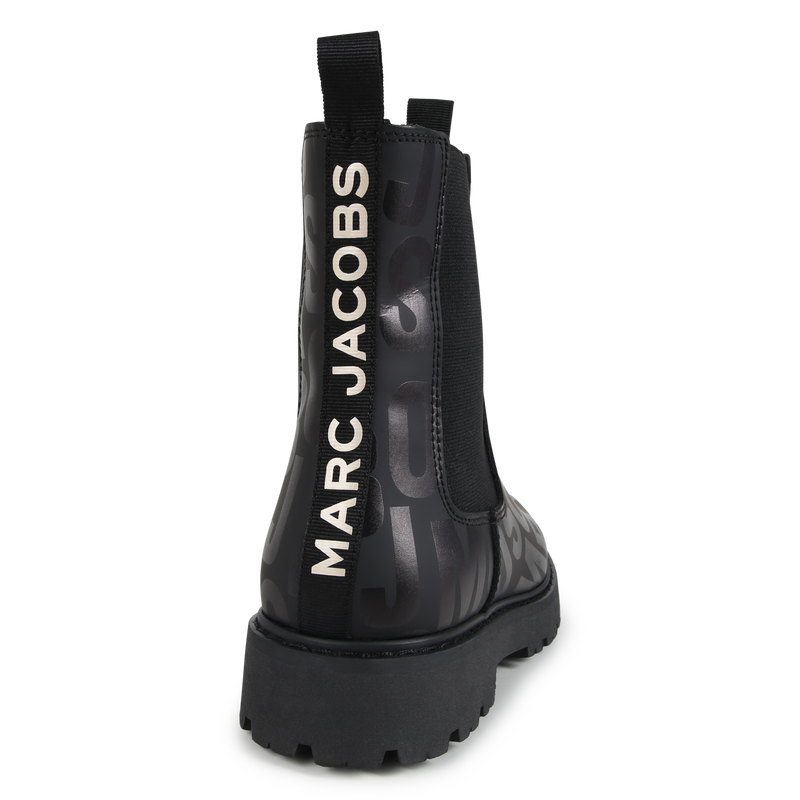 Lined leather bootees MARC JACOBS 
                        GIRL