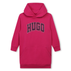 Kangaroo pocket fleece dress HUGO 
                    GIRL