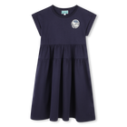Dress with cutout waist panel KENZO KIDS 
                    GIRL
