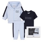 Cardigan + trousers + t-shirt set BOSS 
                    BOY