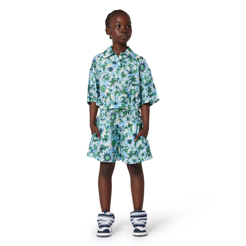 PRINTED BERMUDA SHORTS LANVIN 
                        GIRL