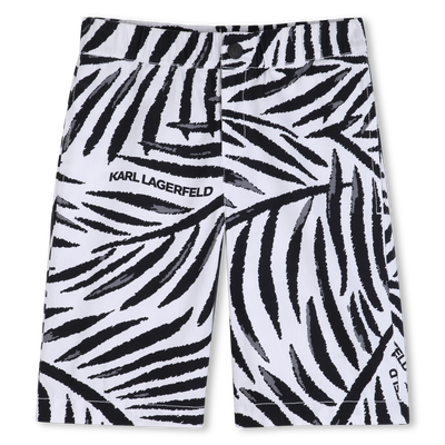 POPLIN BERMUDA SHORTS KARL LAGERFELD KIDS BOY