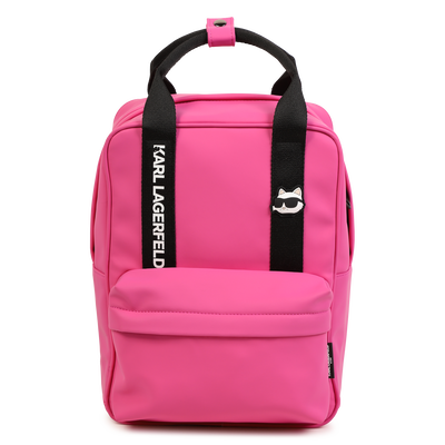 Backpack with double handles KARL LAGERFELD KIDS GIRL