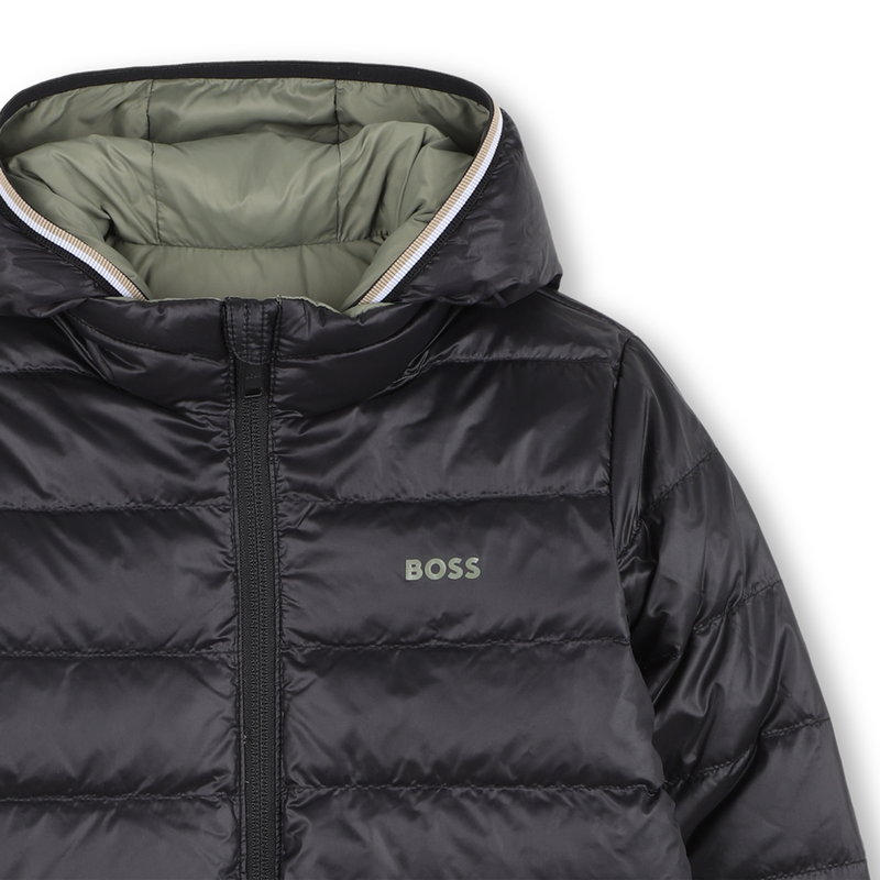 Reversible hooded down jacket BOSS 
                        BOY