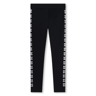 Leggings with shiny logos HUGO GIRL