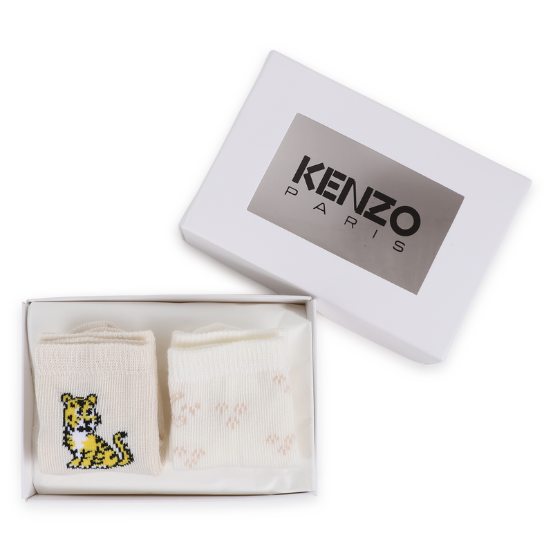 SET OF 2 PAIRS OF SOCKS KENZO KIDS 
                        UNISEX
