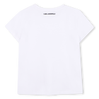 T-shirt illustration choupette KARL LAGERFELD KIDS 
                    GIRL