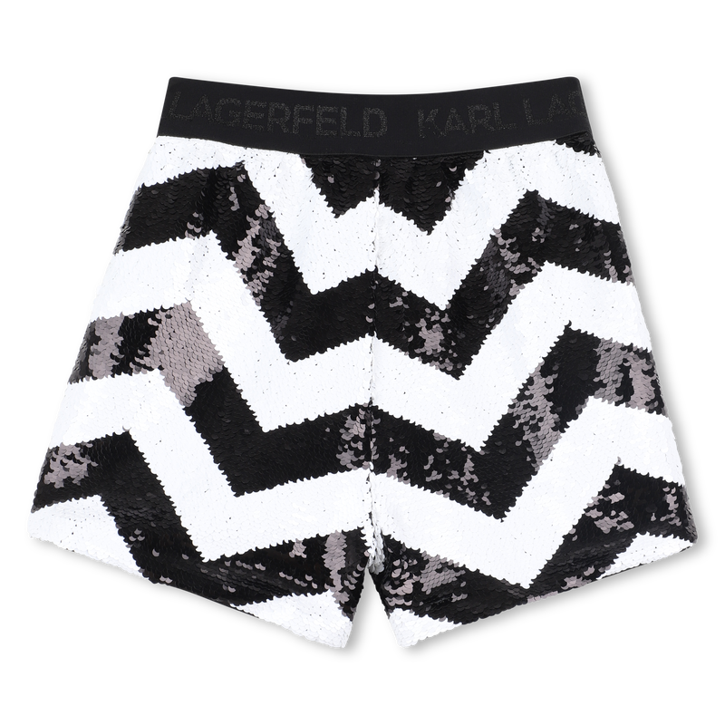 Herringbone shorts KARL LAGERFELD KIDS 
                        GIRL