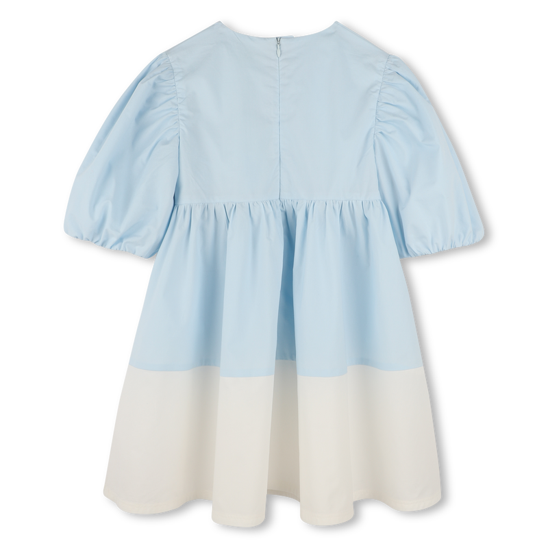 Two-colour flared dress KENZO KIDS 
                        GIRL
