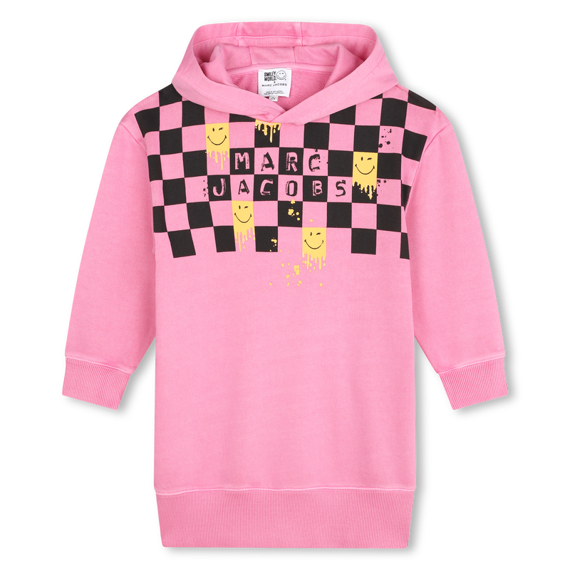 Cotton Fleece Dress MARC JACOBS 
                        GIRL