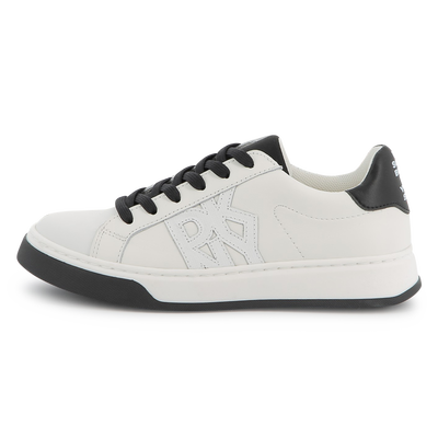 Leather lace-up trainers DKNY UNISEX
