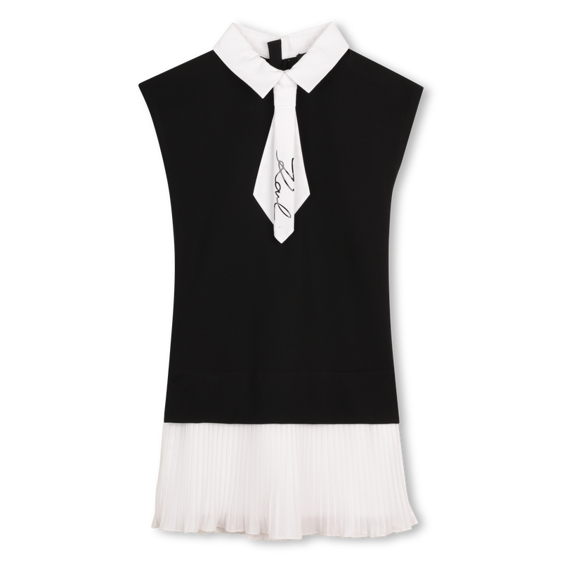 SHORT SLEEVE DRESS KARL LAGERFELD KIDS 
                        GIRL