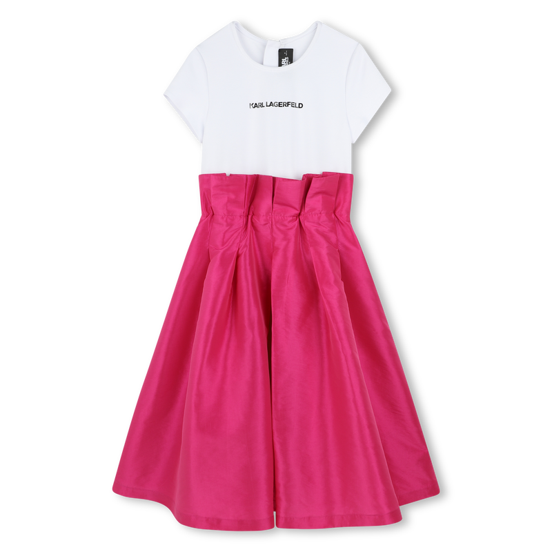 Taffeta special occasion dress KARL LAGERFELD KIDS 
                        GIRL