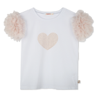 Frilled formal T-shirt BILLIEBLUSH 
                    GIRL
