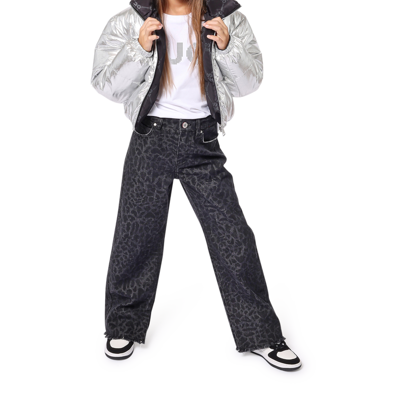 Studded Cotton Logo T-Shirt HUGO 
                        GIRL