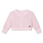 Decorative knitted cardigan CARREMENT BEAU 
                    GIRL