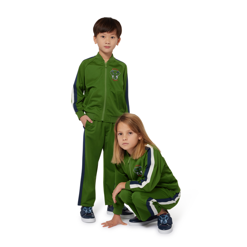Piqu&eacute; knit jogging trousers KENZO KIDS 
                        UNISEX