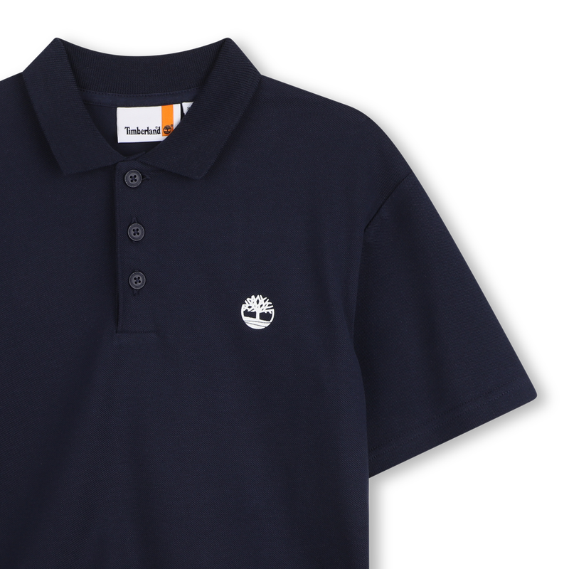 SHORT-SLEEVED POLO SHIRT WITH LOGO TIMBERLAND 
                        BOY