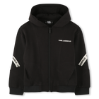 Hooded cardigan KARL LAGERFELD KIDS 
                    BOY