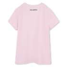 T-shirt with print KARL LAGERFELD KIDS 
                    GIRL