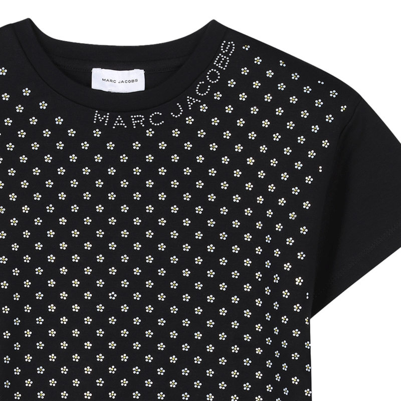 Short-sleeved diamant&eacute; dress MARC JACOBS 
                        GIRL