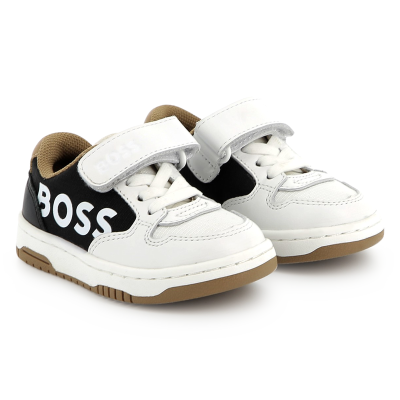 Leather lace-up trainers BOSS 
                        BOY