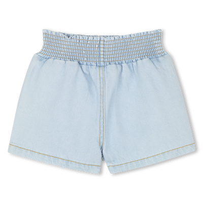 Denim shorts with pockets KENZO KIDS GIRL