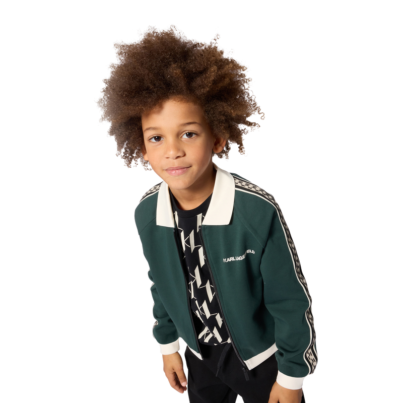 Jogging cardigan KARL LAGERFELD KIDS 
                        BOY