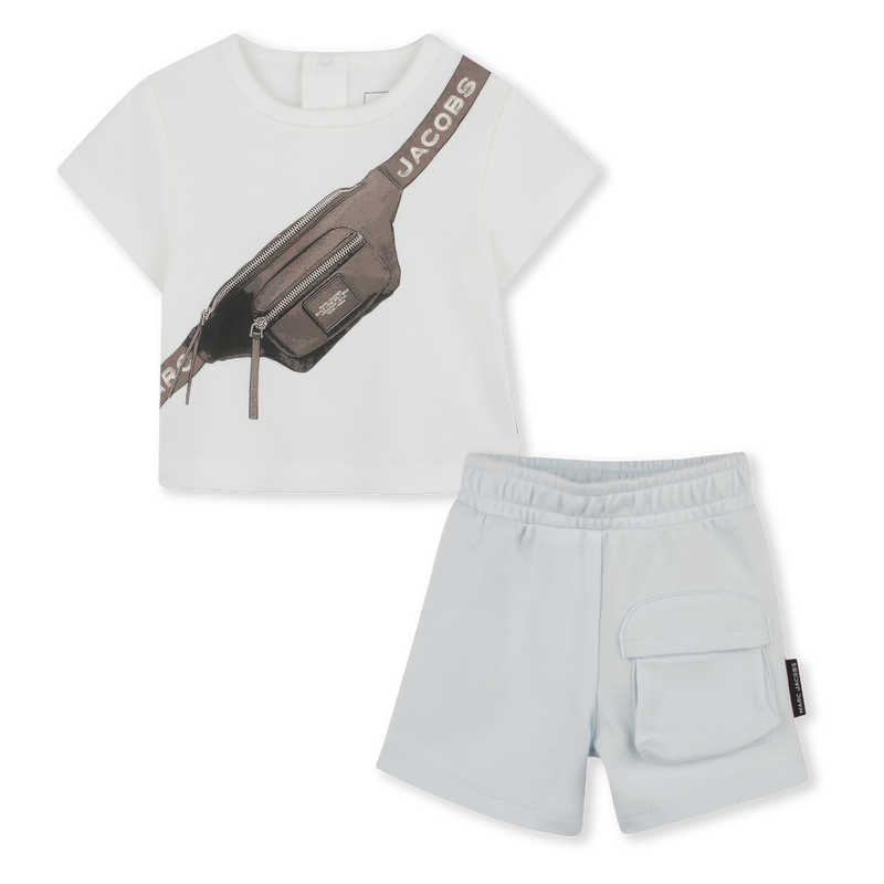 Cotton T-shirt and shorts MARC JACOBS 
                        UNISEX