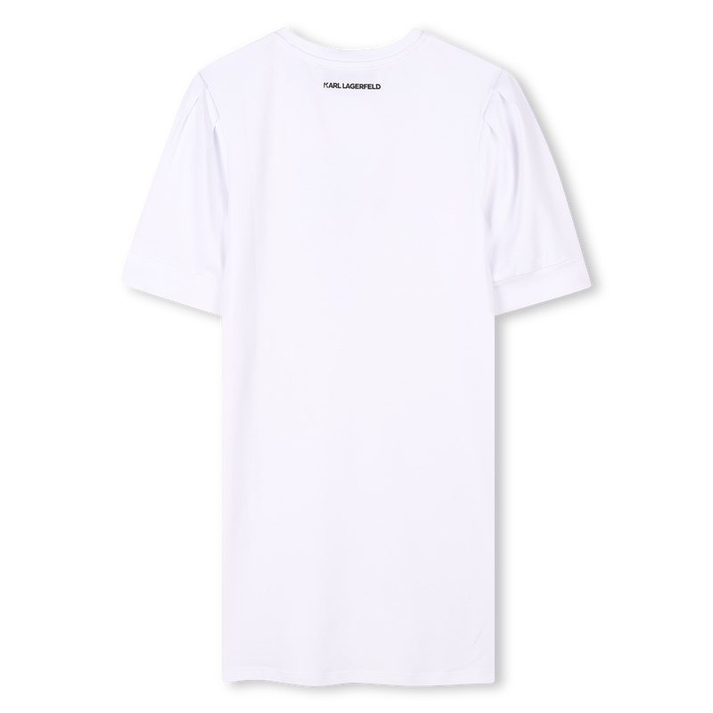 Short-sleeved dress KARL LAGERFELD KIDS 
                        GIRL