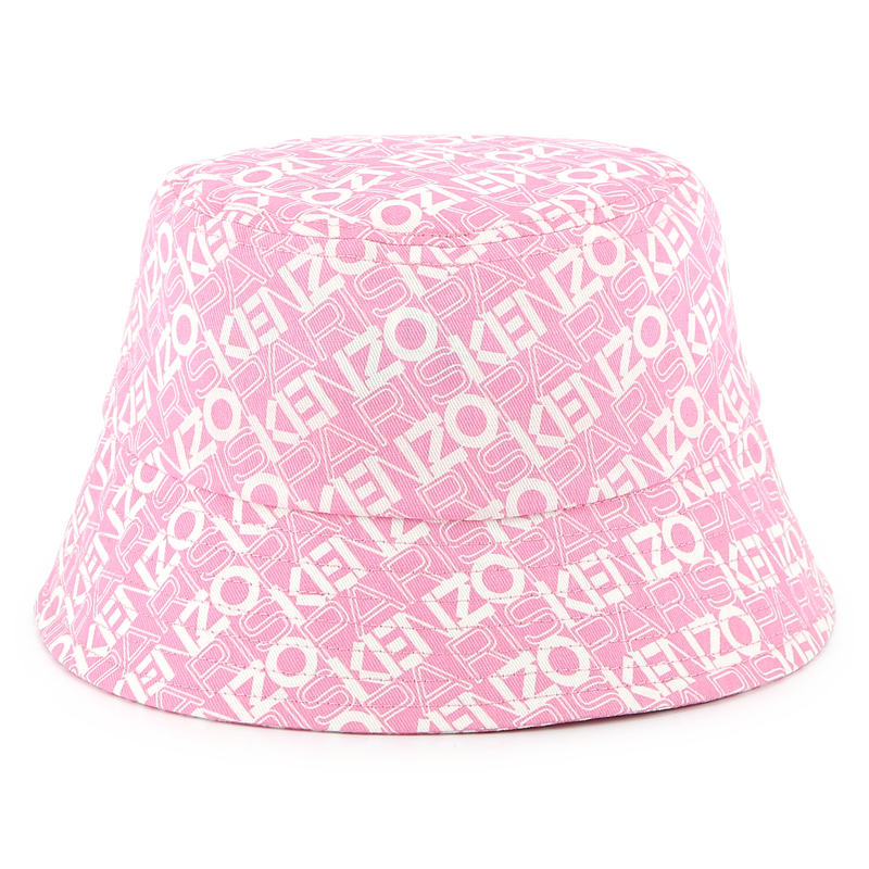 Printed cotton bucket hat KENZO KIDS 
                        UNISEX