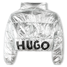Reversible cropped puffer HUGO 
                    GIRL