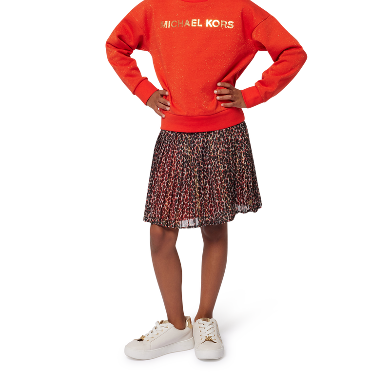 Glittery sweatshirt MICHAEL KORS 
                        GIRL