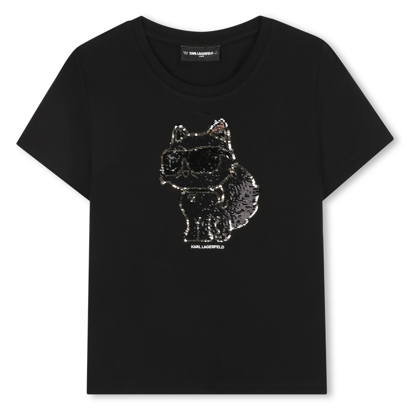 Short-sleeved T-shirt KARL LAGERFELD KIDS 
                        GIRL