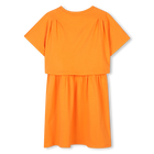 2-in-1 Logo print dress KENZO KIDS 
                    GIRL