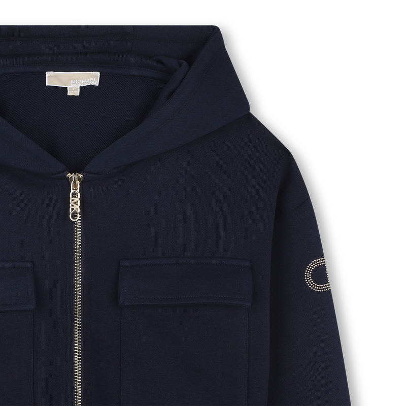 Hooded cardigan MICHAEL KORS 
                        GIRL