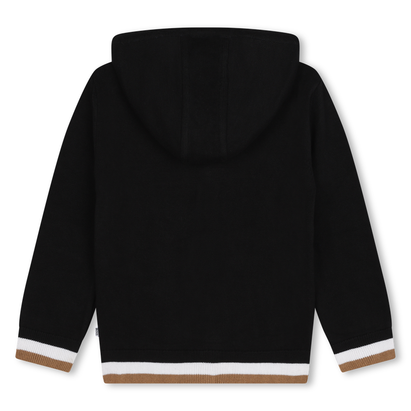 Cotton and wool cardigan BOSS 
                        BOY